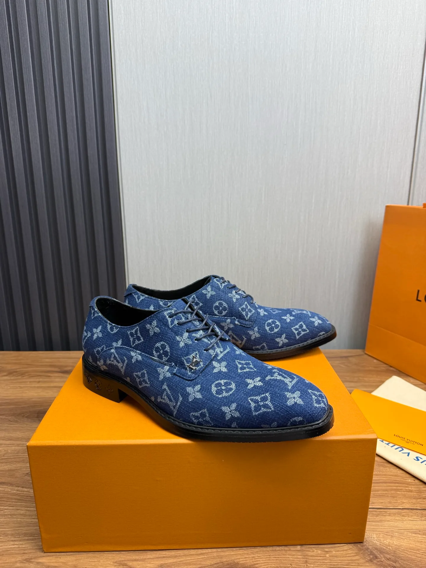Factory 720💰 LV. Men's business casual leather shoes, all made of imported original brand leather, just to create a more comfortable wearing experience, original non-slip and wear-resistant outsole ✔️16-45 (38.45 non-refundable)